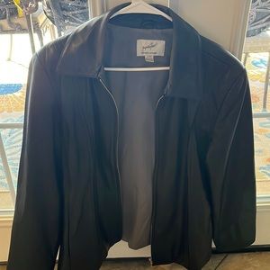 Black genuine lambskin x-large jacket